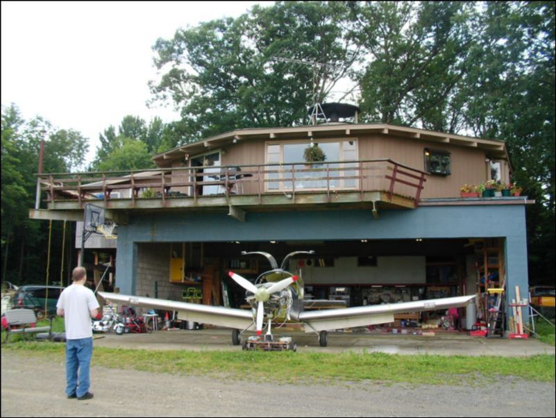 This image probably does not belong in this section, but I didn't know where to put it.  I moved the aircraft out of my hangar with my remote controlled aircraft mover so that I could clean my work area.