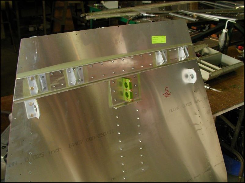 Cabin floor with brake cylinder brackets and bearings installed