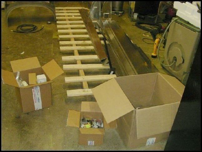 More wing parts that would not fit under the bench