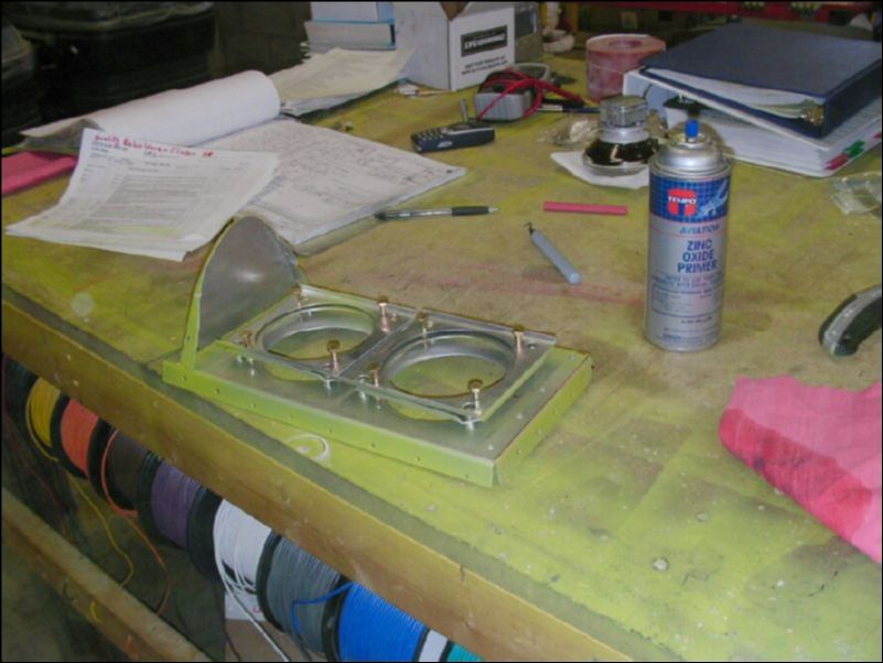 Deburr, clean, and prime landing / taxi light assembly